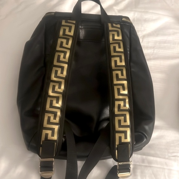 Versace Parfums Black/Gold Luxe Backpack main image 8
